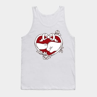 Tattoo Style Loving Paw High-Five Tank Top